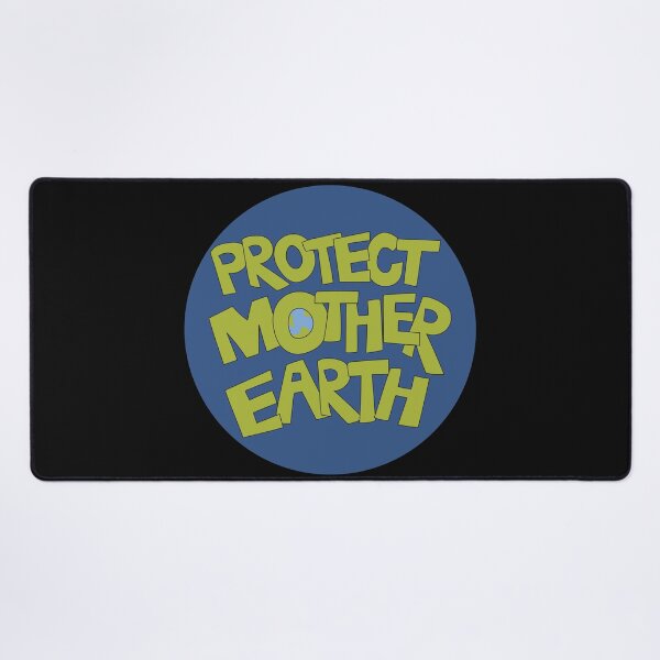 Item preview, Protect Mother Earth Illustrated Text Badge Climate Ambassadors designed and sold by AngelDawnDesign.