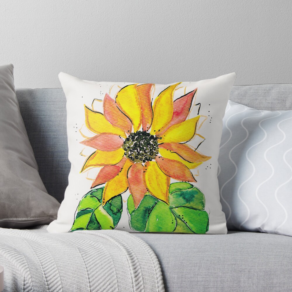 Sonnenblume Dekokissen