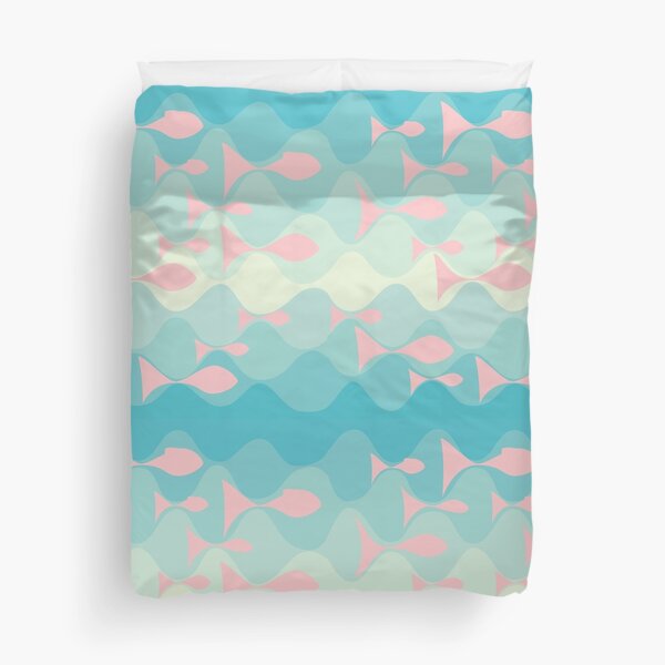 on the wave Duvet Cover