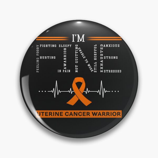 Item preview, I'm Fine Uterine Cancer Warrior Support Uterine Cancer Awareness Gifts designed and sold by rechardtee.