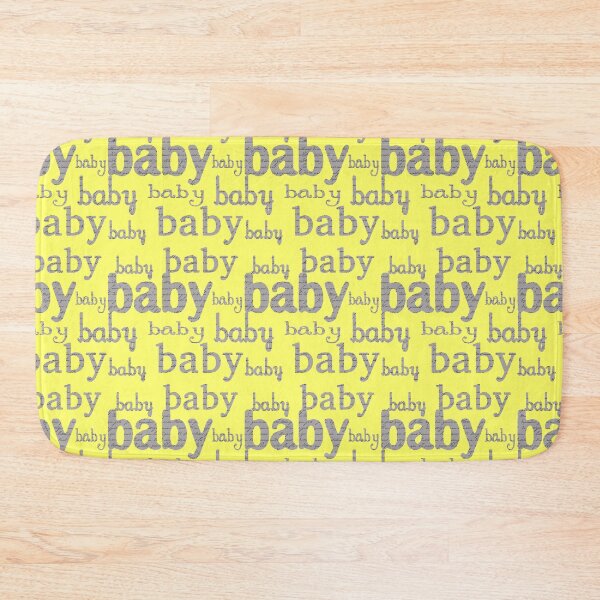 Item preview, Adorable B-A-B-Y Yellow And Gray Pattern designed and sold by DEC02.