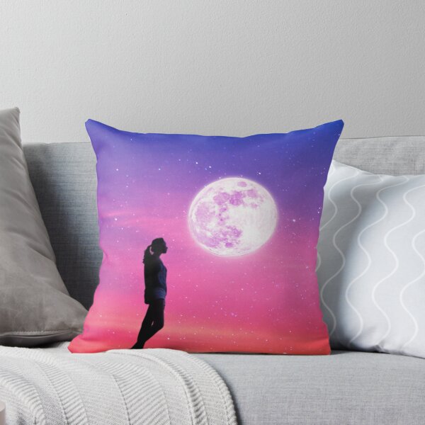 Aperçu de l'œuvre Debout près de la lune créée et vendue par Yasmine khalifa.