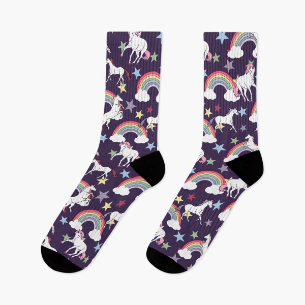 Item preview, Purple  Unicorns and Rainbows and Stars designed and sold by Superdoodledo.