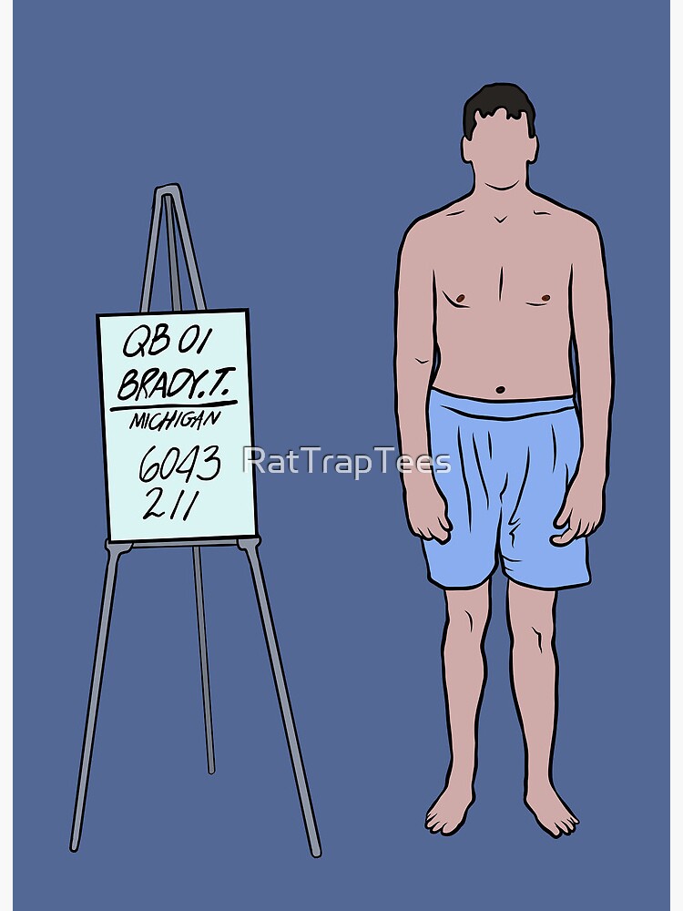 Tom Brady at the Draft Combine