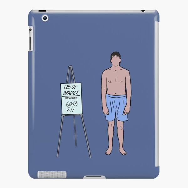 Tom Brady at the Draft Combine Sticker for Sale by RatTrapTees