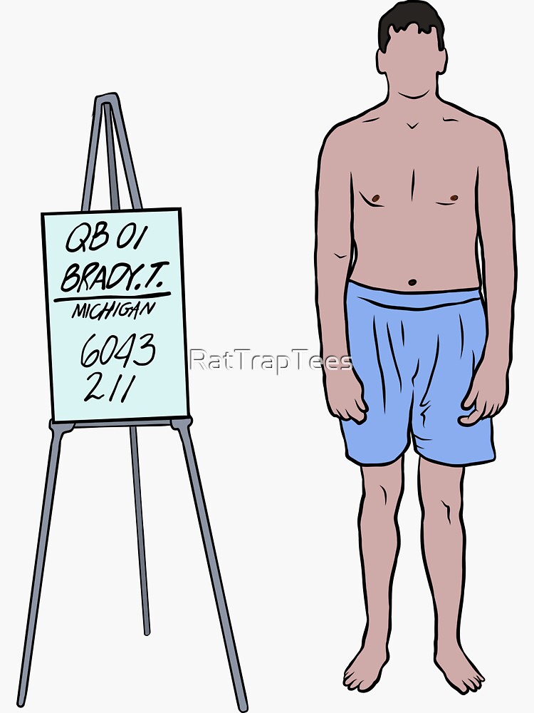 Tom Brady at the Draft Combine Poster for Sale by RatTrapTees