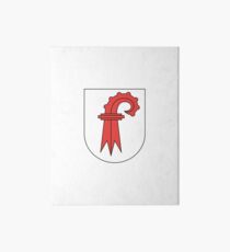 Canton Basel-Landschaft coat of Arms, Switzerland Art Board Print