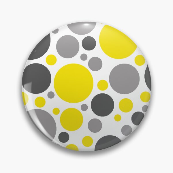 Item preview, Baby Pattern: Yellow, Gray And Black Large Dots  designed and sold by DEC02.