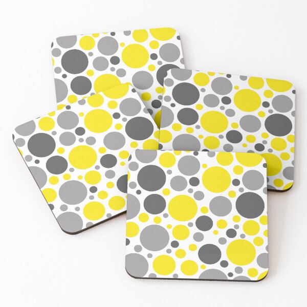 Item preview, Baby Pattern: Yellow, Gray And Black Large Dots  designed and sold by DEC02.