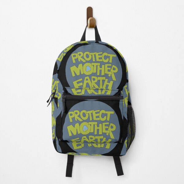 Item preview, Protect Mother Earth Illustrated Text Badge Climate Ambassadors designed and sold by AngelDawnDesign.