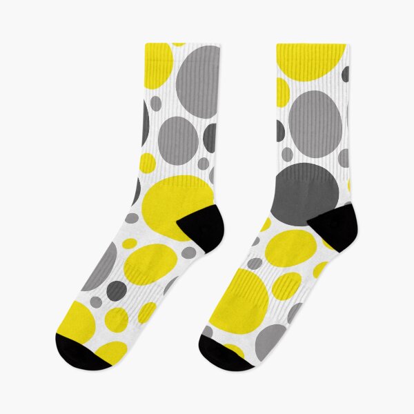 Item preview, Baby Pattern: Yellow, Gray And Black Large Dots  designed and sold by DEC02.