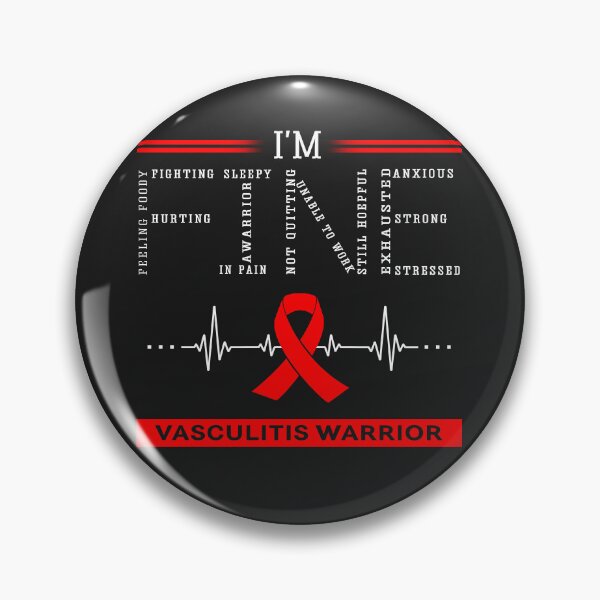 Item preview, I'm Fine Vasculitis Warrior Support Vasculitis Awareness Gifts designed and sold by rechardtee.