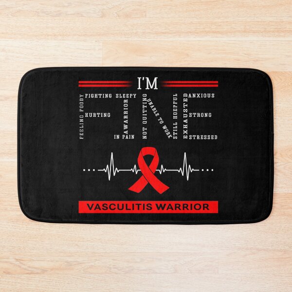 Item preview, I'm Fine Vasculitis Warrior Support Vasculitis Awareness Gifts designed and sold by rechardtee.