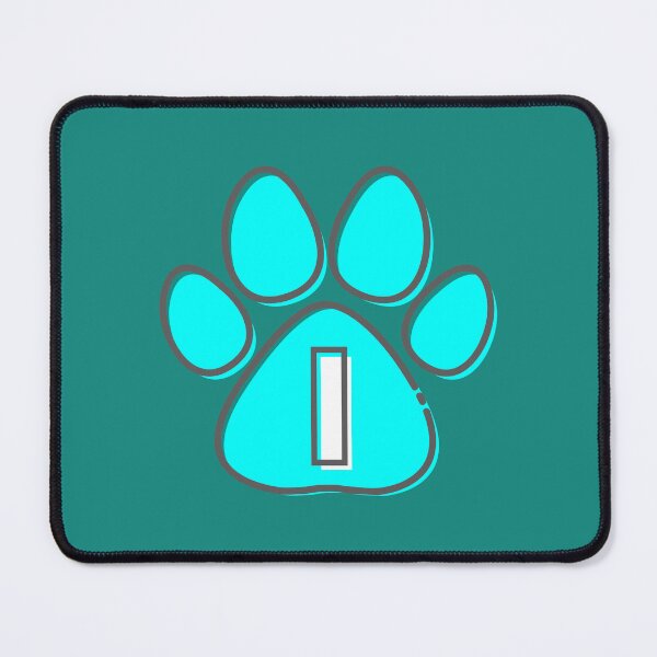 Item preview, Blue Paw Monogram I designed and sold by Coffee Lifestyle.