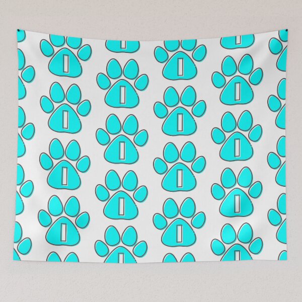 Item preview, Blue Paw Monogram I designed and sold by Coffee Lifestyle.