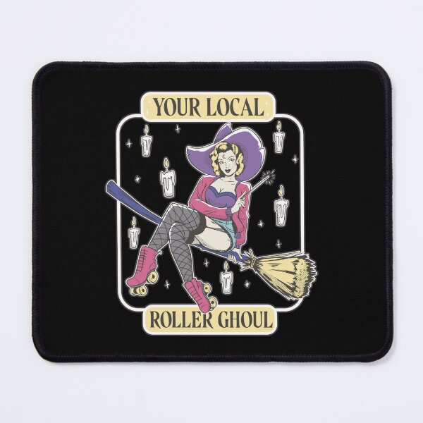 Item preview, Local Roller Ghoul Roller Blade Witch On Broom Halloween Gift Idea designed and sold by Countrysmart.