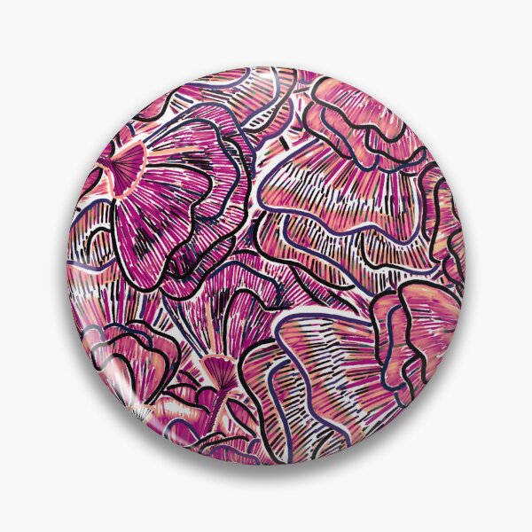 Item preview, Magenta Flower Patch - Digitally Illustrated Flower Pattern for Home Decor, Clothing Fabric, Curtains, Bedding, Pillows, Upholstery, phone cases and stationary designed and sold by cherdoodles.