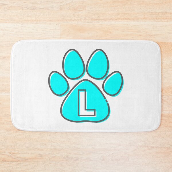 Item preview, Blue Paw Monogram L designed and sold by Coffee Lifestyle.
