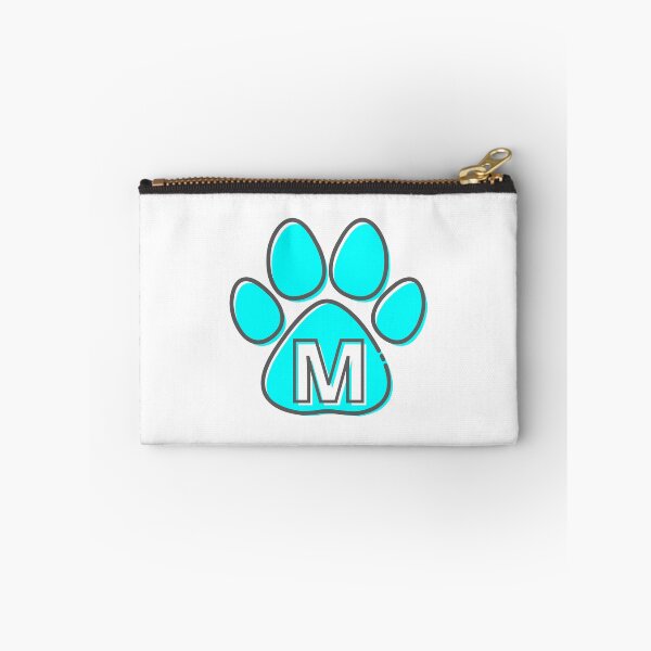 Item preview, Blue Paw Monogram M designed and sold by Coffee Lifestyle.
