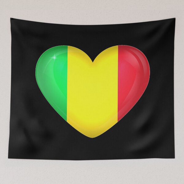Item preview, My heart is in Mali, Love Mali. designed and sold by ArtIsParty.