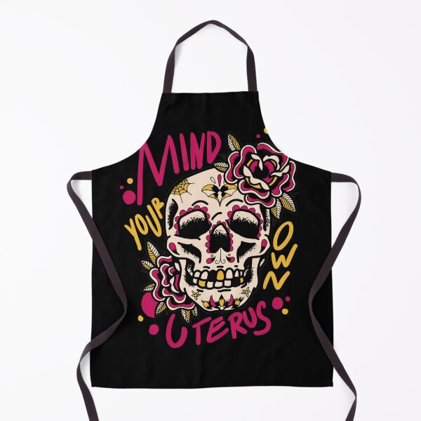 Item preview, Mind Your Own Uterus Quote Floral Skull Halloween Gift Idea designed and sold by Countrysmart.