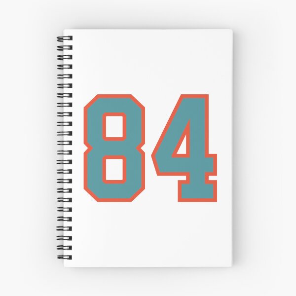 Item preview, 84 number, aqua orange lucky sports eighty four designed and sold by ArtIsParty.