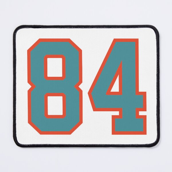 Item preview, 84 number, aqua orange lucky sports eighty four designed and sold by ArtIsParty.