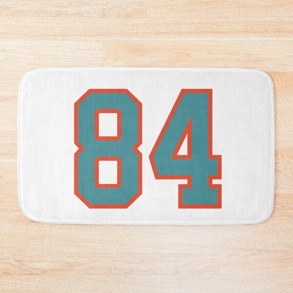 Item preview, 84 number, aqua orange lucky sports eighty four designed and sold by ArtIsParty.