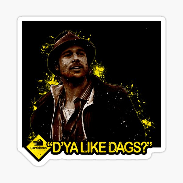 Micky Snatch Guy Ritchie ganster Sticker