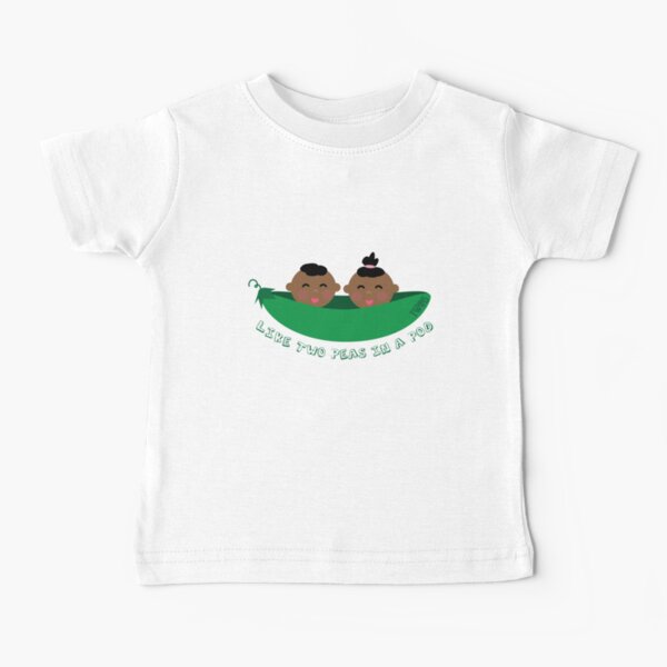Peas in a Pod (boy/girl twins) Baby T-Shirt