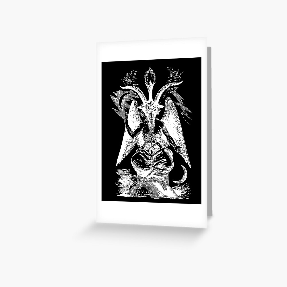 Baphomet Teufel Sabbatic Ziege Satan 1 Kunstdruck Von Createdezign Redbubble