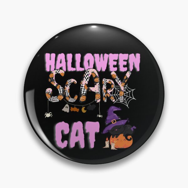 Item preview,   Halloween Scary Cat pink design designed and sold by Anna-Kik.