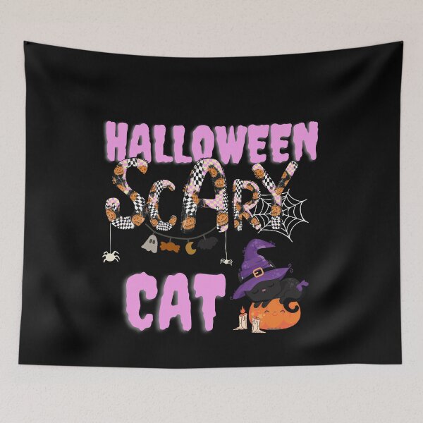 Item preview,   Halloween Scary Cat pink design designed and sold by Anna-Kik.