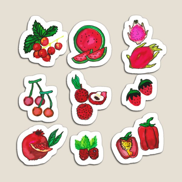 Red Fruits Magnet