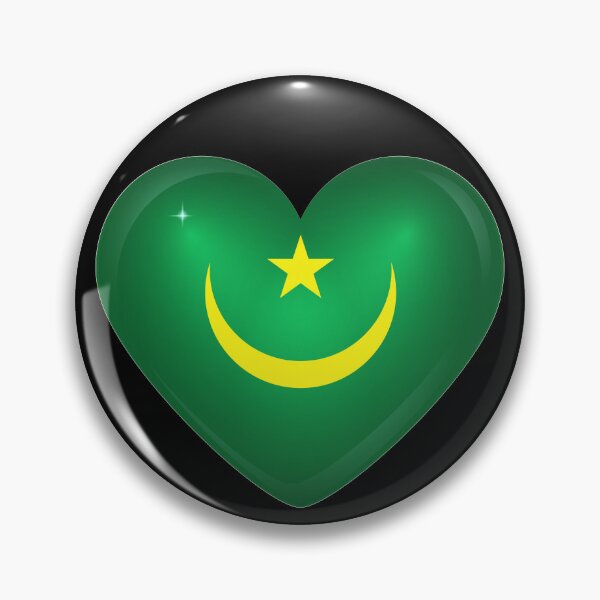 Item preview, My heart is in Mauritania, Love Mauritania. designed and sold by ArtIsParty.