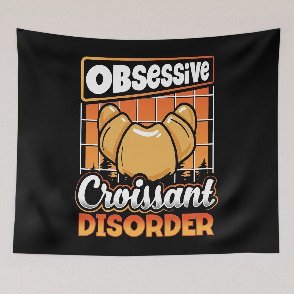 Item preview, Croissant French Pastry Lover Addict Obsessed Croissants Gift designed and sold by Maljonic.