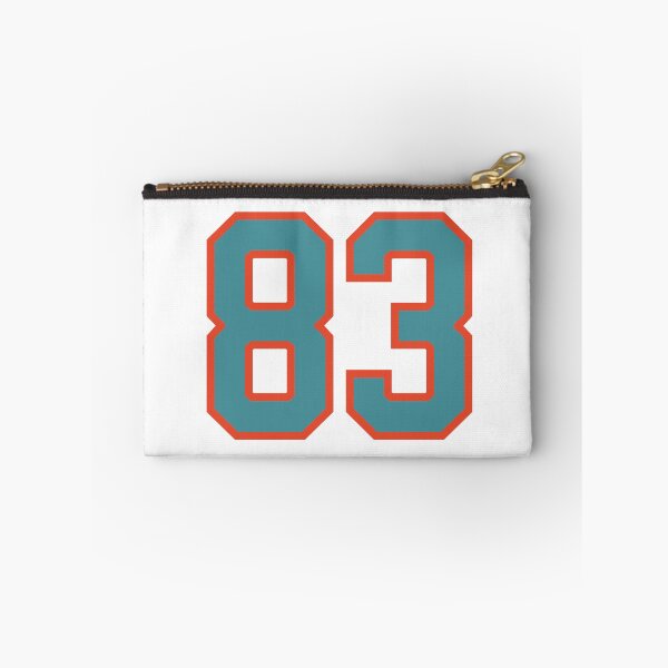 Item preview, 83 number, aqua orange lucky sports eighty three designed and sold by ArtIsParty.