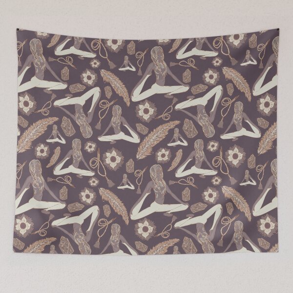 Item preview, daily yoga meditation practice routine  designed and sold by wanderingwattle.