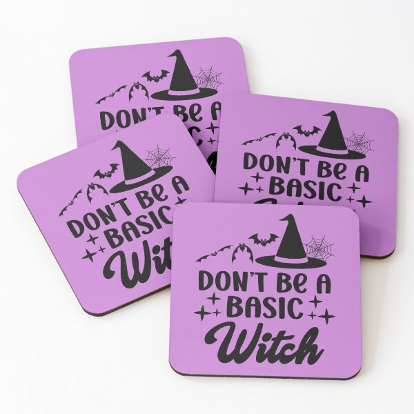 Item preview, Don't Be A Basic Witch. Halloween, Funny Halloween, Witch Quote designed and sold by DesignHouse07.