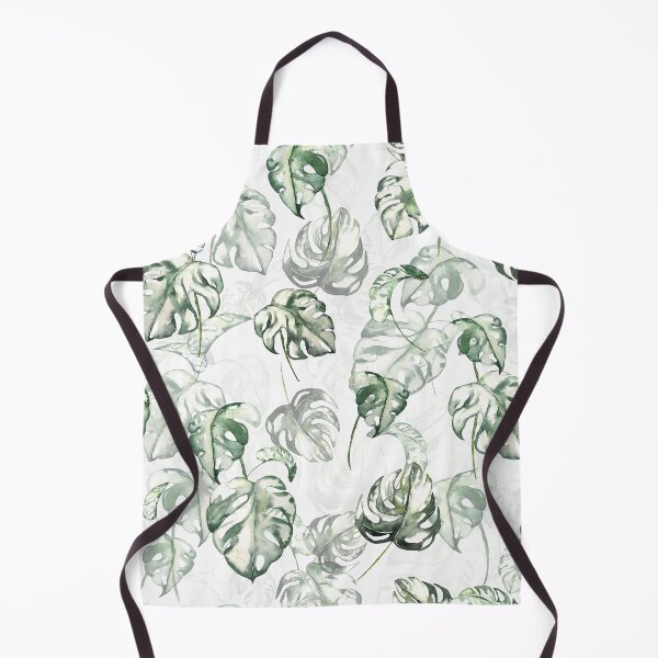 Item preview, Monstera Deliciosa Variegata acuarela de patrones sin fisuras designed and sold by ani-eni.