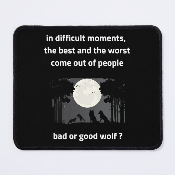 Item preview, bad or good wolf? inspiration custom designed and sold by netdota.