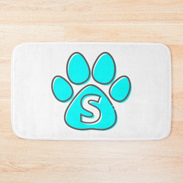 Item preview, Blue Paw Monogram S designed and sold by Coffee Lifestyle.