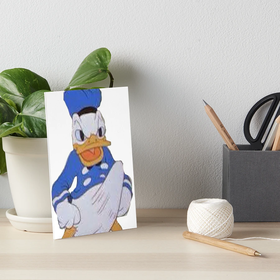 donald duck erection / boner | Art Board Print