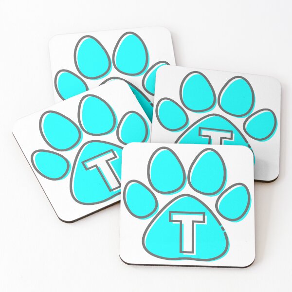 Item preview, Blue Paw Monogram T designed and sold by Coffee Lifestyle.