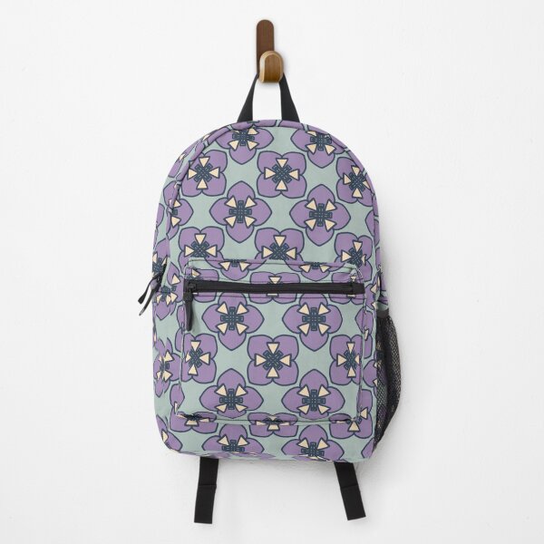 Item preview, Bold Purple Boho Floral Mandala Pattern designed and sold by Garden-View.