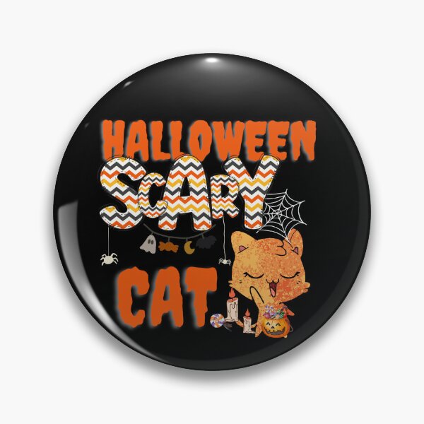 Item preview,  Halloween Scary Cat gift for girl designed and sold by Anna-Kik.