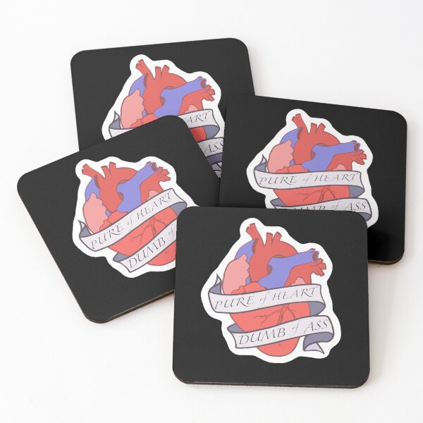 Item preview, Pure of Heart, Dumb of Ass designed and sold by SamCatArt.