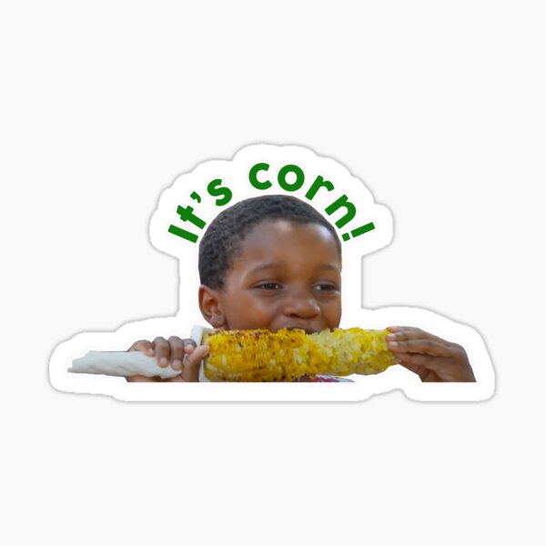 "Corn Kid Sticker" Sticker for Sale by emgraham17 Redbubble