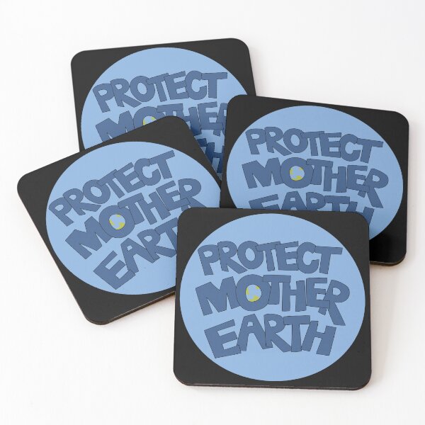Item preview, Protect Mother Earth Illustrated Text Badge Climate Ambassadors designed and sold by AngelDawnDesign.
