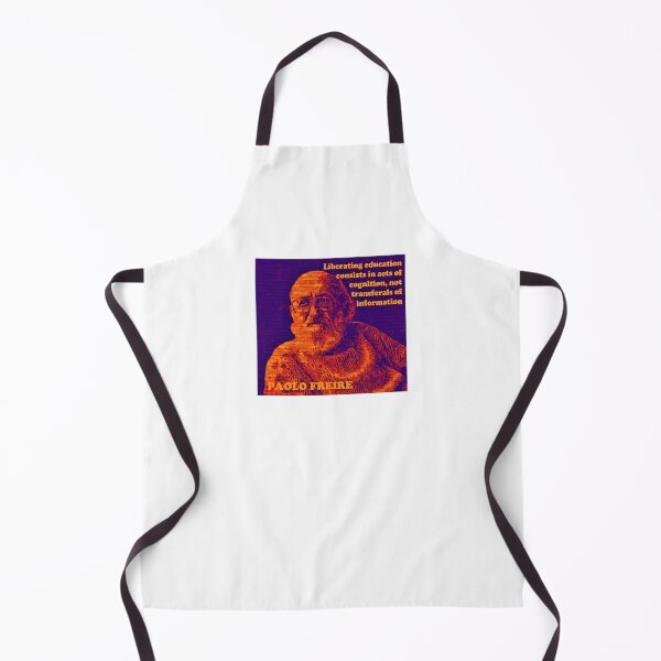 Item preview, Paolo Freire Pedagogy of the Oppressed Quote on Liberating Education Psychadelic Orange designed and sold by Tony Cisse.
